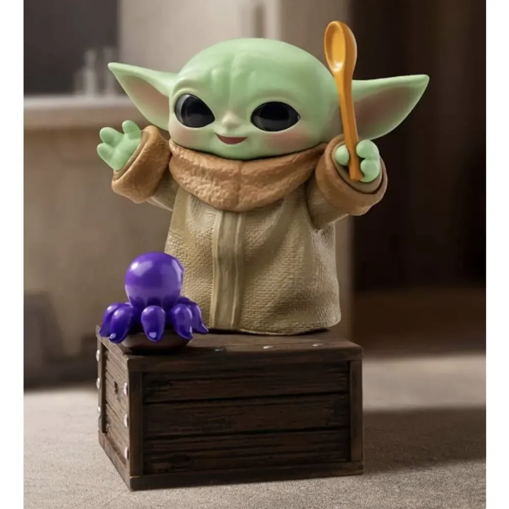 POP MART Star Wars Grogu Tiny Mighty Figure, Gluttonous Octopus, Open Bx, New